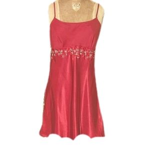 Sassy red nightie chemise
